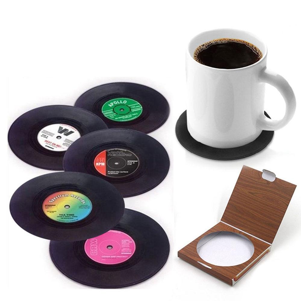 Đế Lót Ly Hình Tròn Bằng Vinyl Chịu Nhiệt Chống Trượt