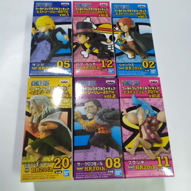 Mô hình One Piece WCF chính hãng - Shanks, Reyleight, Lucci, Crocodile, Franky, Sanji