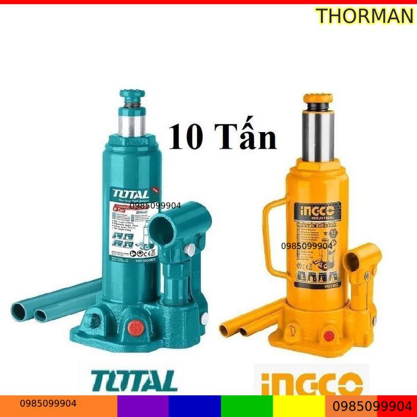 10 tấn Con đội thủy lực INGCO HBJ1002 Total THT109102 Kích đội 10 tấn