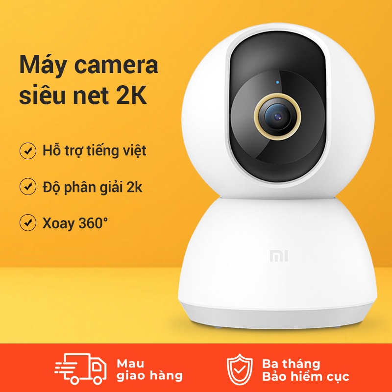 Camera 360 độ màn hình 2K Ultra HD an toàn để bàn - Hỗ trợ tiếng Việt