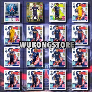 Lẻ thẻ cầu thủ PSG Paris SAINT GERMANT MATCH ATTAX 2021/22 SIZE POCA
