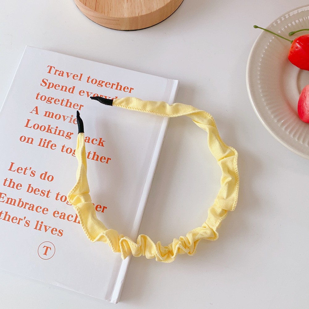 Băng đô satin màu sắc ngọt ngào đáng yêu cho nữ