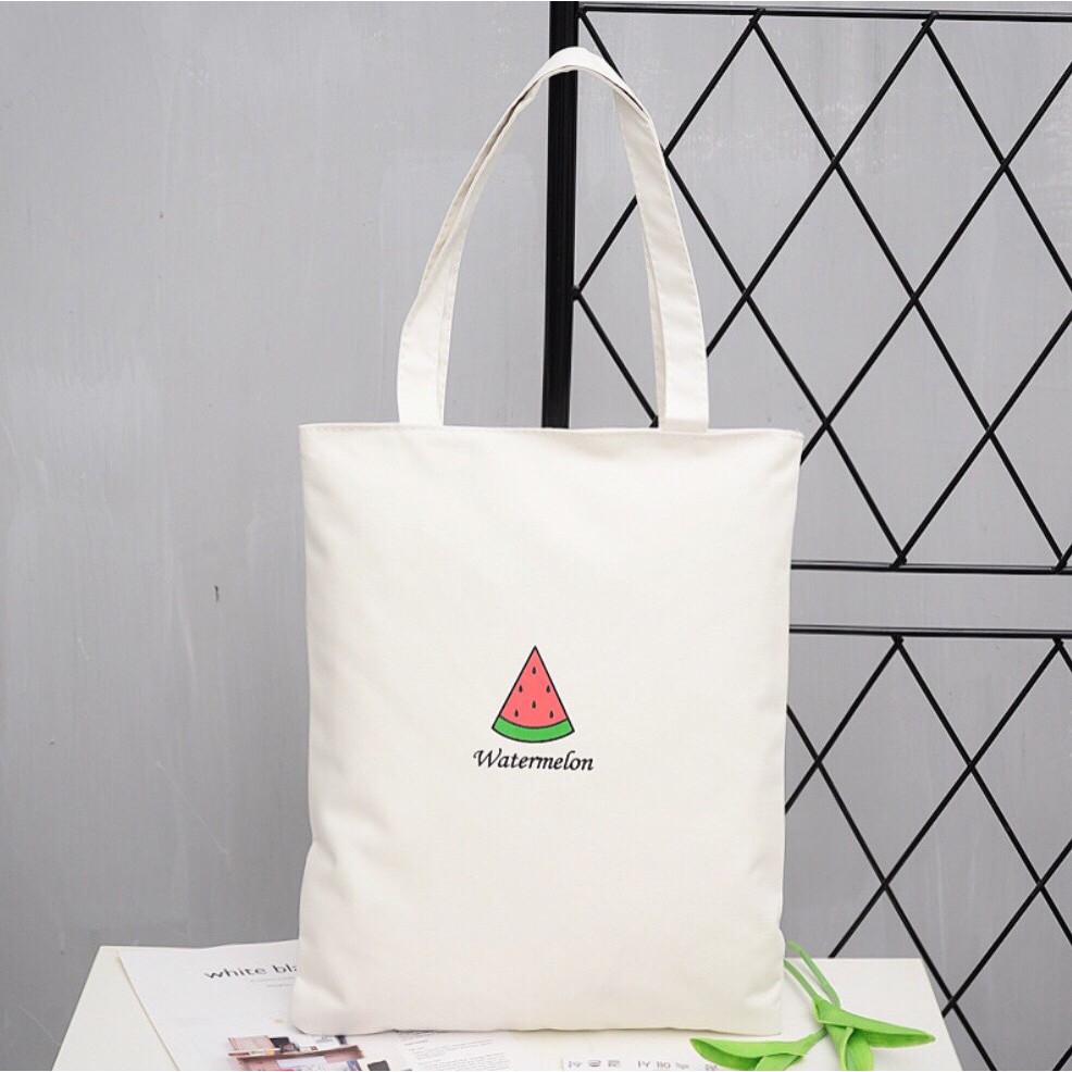 ( TRỢ GIÁ)Túi Vải Đeo Vai Tote Bag Dưa Hấu Xinh