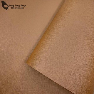 Vải da simili - vải giả da màu nâu khổ 1,4m ( HÌNH ẢNH DO SHOP TỰ CHỤP )
