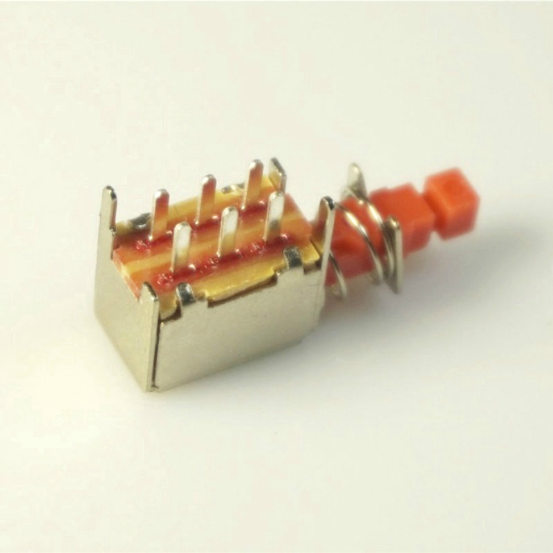 Bộ 10 nút công tắc A03 DPDT PS-22F02 0.2A 30V 2P2T chất lượng cao