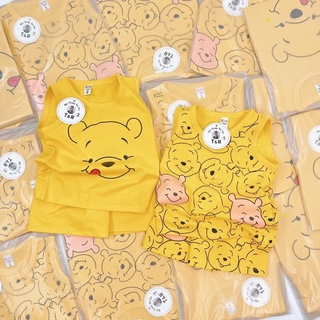 [ Sale xả] Bộ gấu Pooh bé trai bé gái