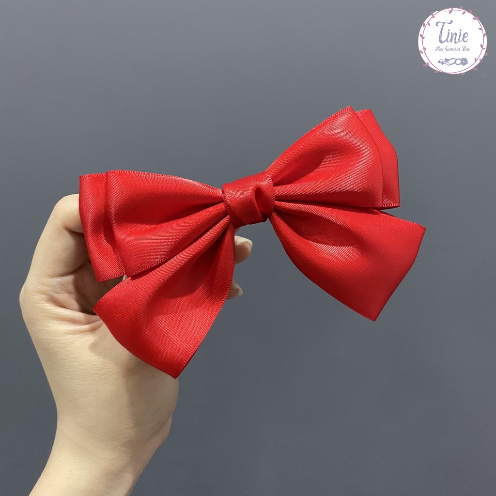 Kẹp Tóc Nơ Phong Cách Hàn Quốc Dịu Dàng