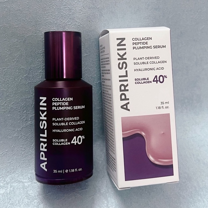Serum dưỡng trắng da, chống lão hóa, làm giảm nếp nhăn APRILSKIN Collagen Peptide Plumping Serum 35ml