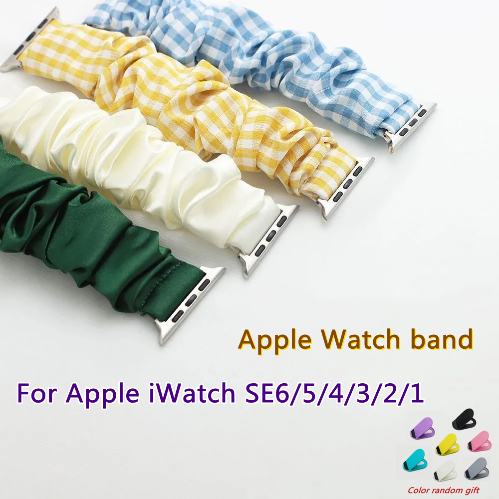 Dây Đeo Đồng Hồ Apple Watch Strap 38mm 40mm 42mm 44mm Elastic Strap iWatch Series 6 5 4 Bracelet Women Headband Watchband for Series 3 2 1 SE T500