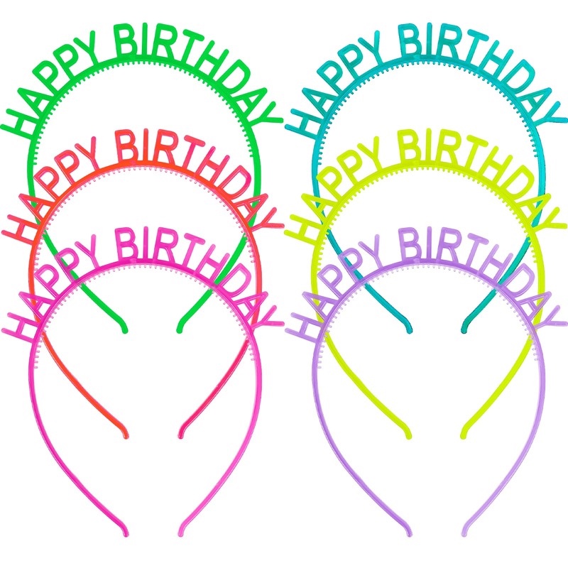 Băng Đô Chữ Happy Birthday Dạ Quang Độc Đáo