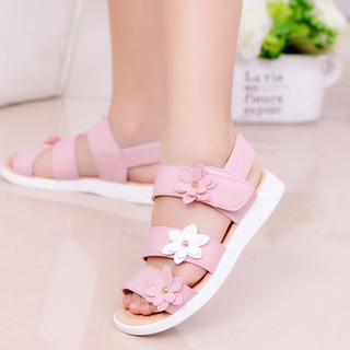 Girls' River Sandal Children shoes Girls' Summer Solid Flower Outdoor Sport Casual Sandals (for Toddler/Little Kid)
