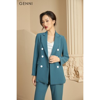 Áo vest cổ đắp v gav006 - genni