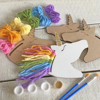 SET DIY trang trí Unicorn, ngựa một sừng, bộ kit làm thủ công cho bé