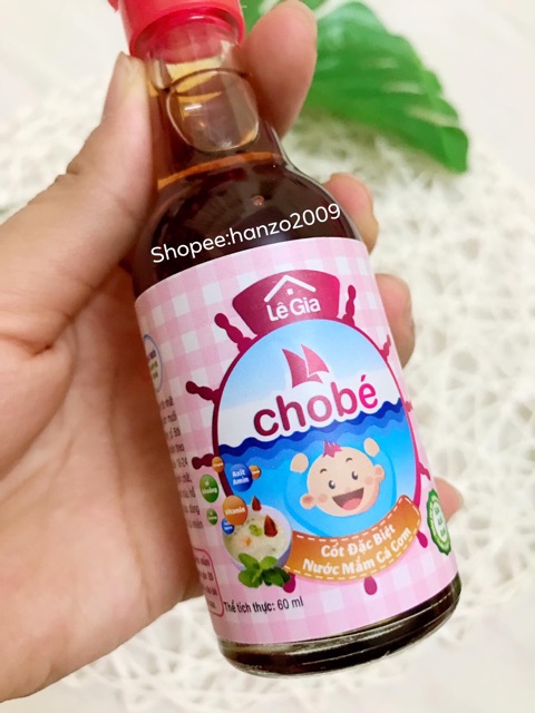 Nước mắm Lê Gia cho bé ăn dặm 60ml