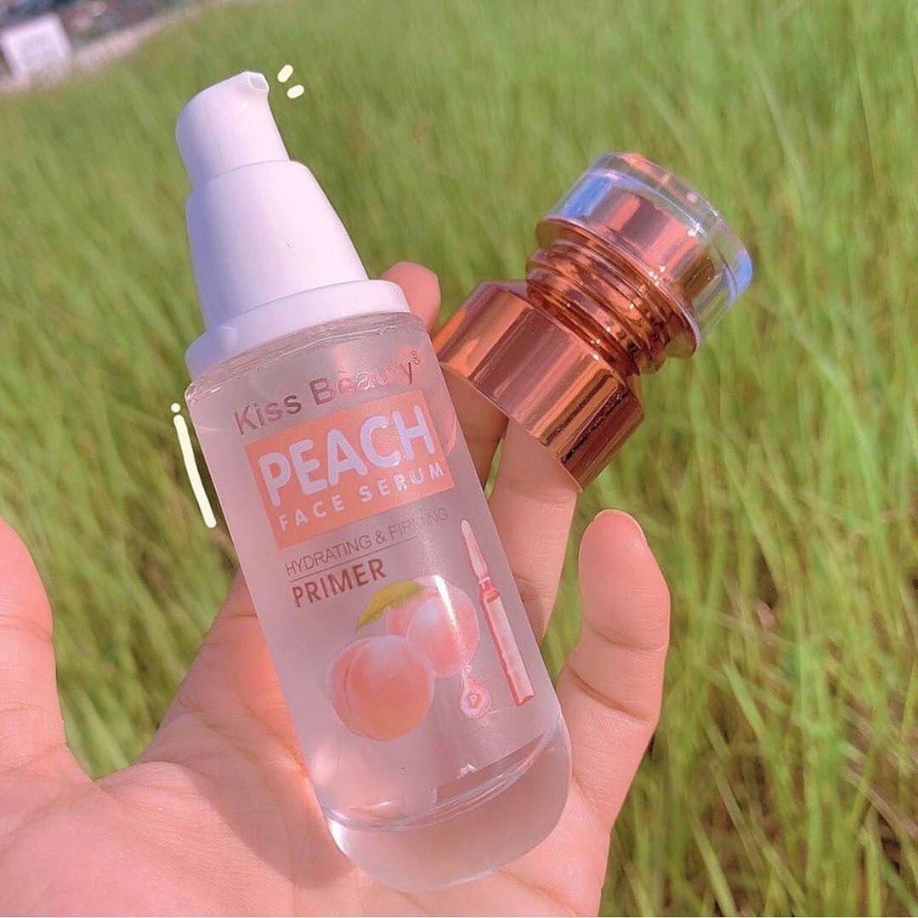 Kem lót dưỡng ẩm làm săn chắc tạo độ bóng Peach kissbeauty