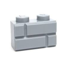 (Lot 5 viên / 20 viên) Lego Phụ kiện Gạch lẻ Gạch Brick 1X2 Light Bluish Grey - Khách mua SLL vui lòng nhắn tin