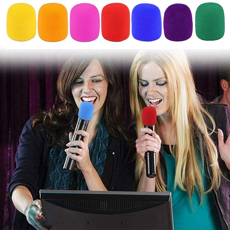 Set 50 Vỏ Xốp Chắn Gió Bọc Đầu Micro Karaoke DJ Sân Khấu