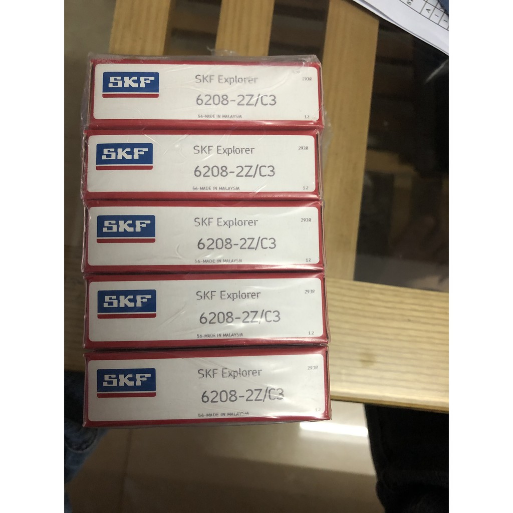 Vòng Bi Bạc Đạn SKF 6208-2Z/C3 Chính Hãng