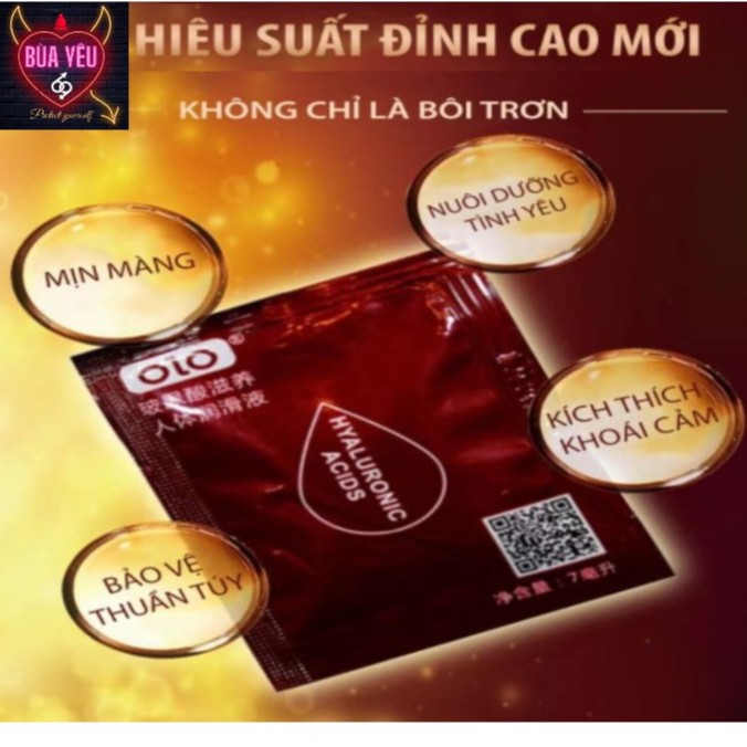 Gel Bôi Trơn OLO Gốc Nước 7ml đa năng chuyên dụng phòng chống các bệnh về tình dục