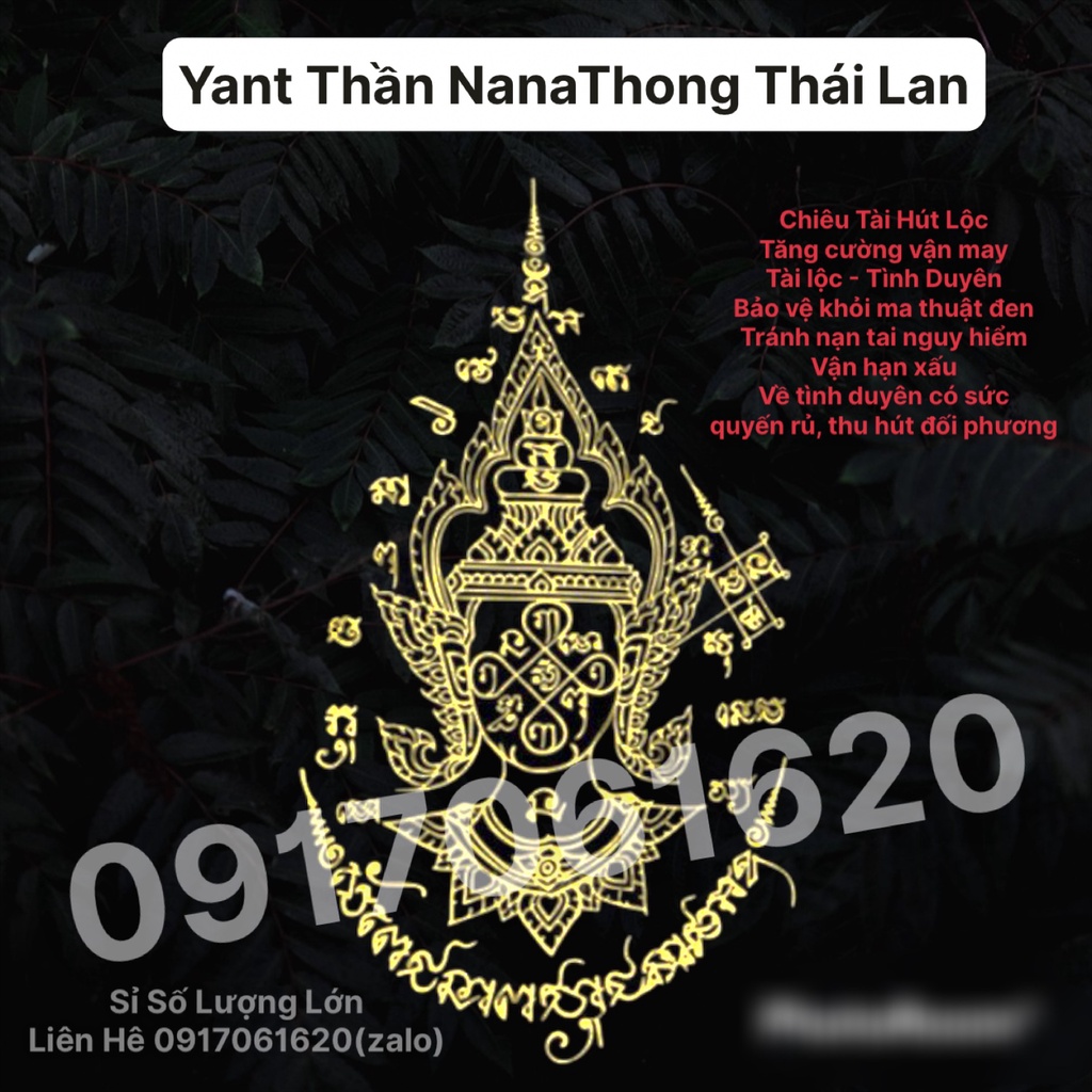 Sỉ Miếng dán Điện Thoại  Thái Lan Hồ Ly 9 đuôi  - Kinh 5 Dòng - Thần NanaThong Đẹp Lung Linh Phù hợp cho nhiều dòng máy