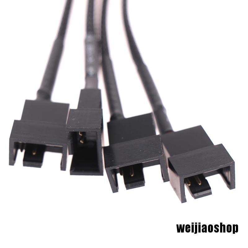 Cáp Chia Nguồn Weijiao2 4pin Ide Molex Sang 4 Cổng 3pin / 4pin