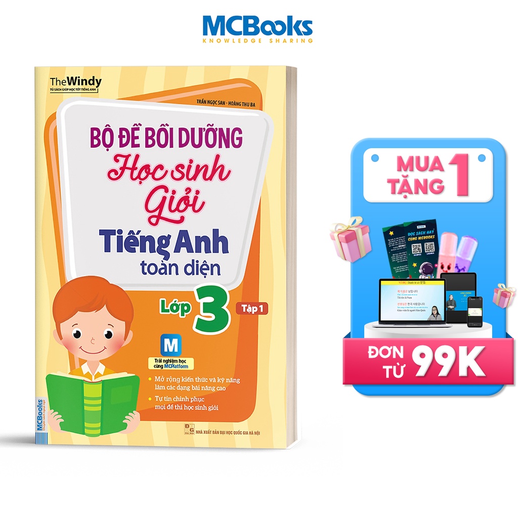 Sách - Bộ đề bồi dưỡng học sinh giỏi tiếng Anh toàn diện - lớp 3, tập 1