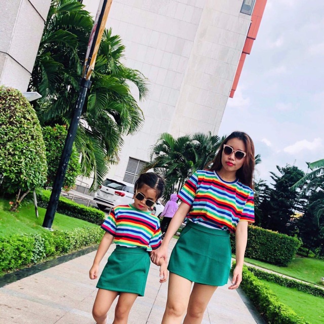 Set mẹ bé quần váy Nhat Linh