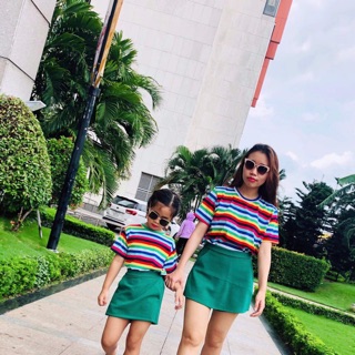 Set mẹ bé quần váy Nhat Linh