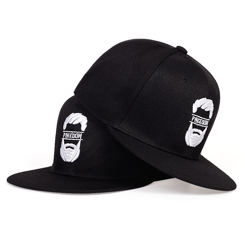 Mũ lưỡi trai thêu chữ phong cách hip hop thời trang cho nam và nữ