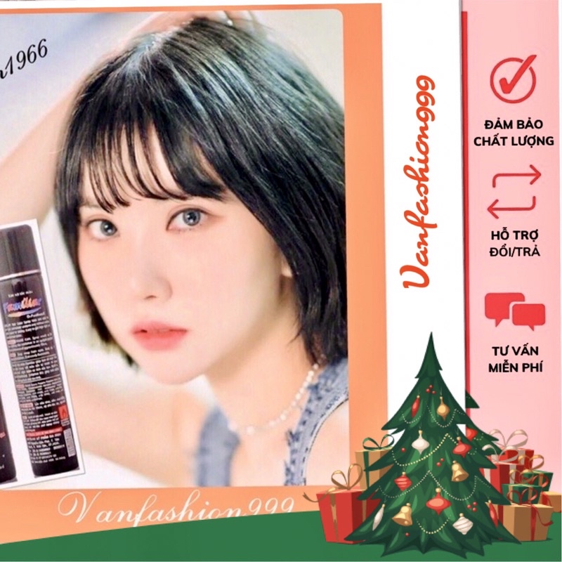 NHUỘM  TÓC ĐEN TẠM THỜI 80ml hàng loại 1