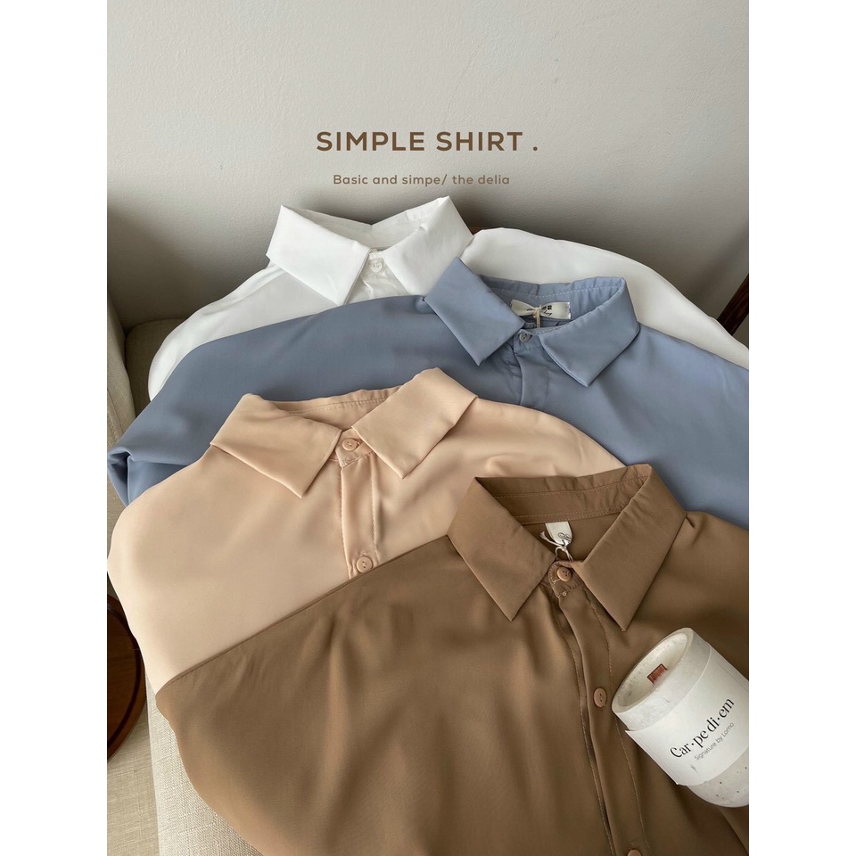 Sơ mi Bigsize tay dài cực xinh cho nàng CHUBBY MS120