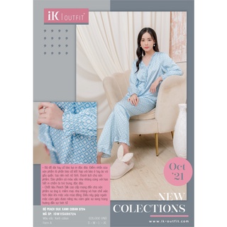 Bộ mặc nhà áo dài tay quần dài IK 0724 Giá 635,000đ