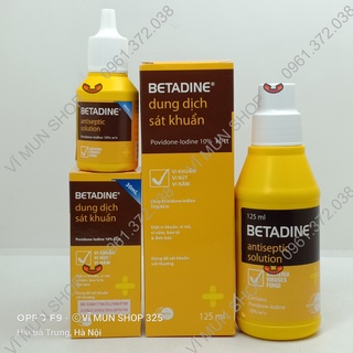 Dung dịch sát khuẩn Betadine 10%
