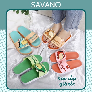 Dép nữ cute đẹp thời trang quai ngang big size SAVANO VA16