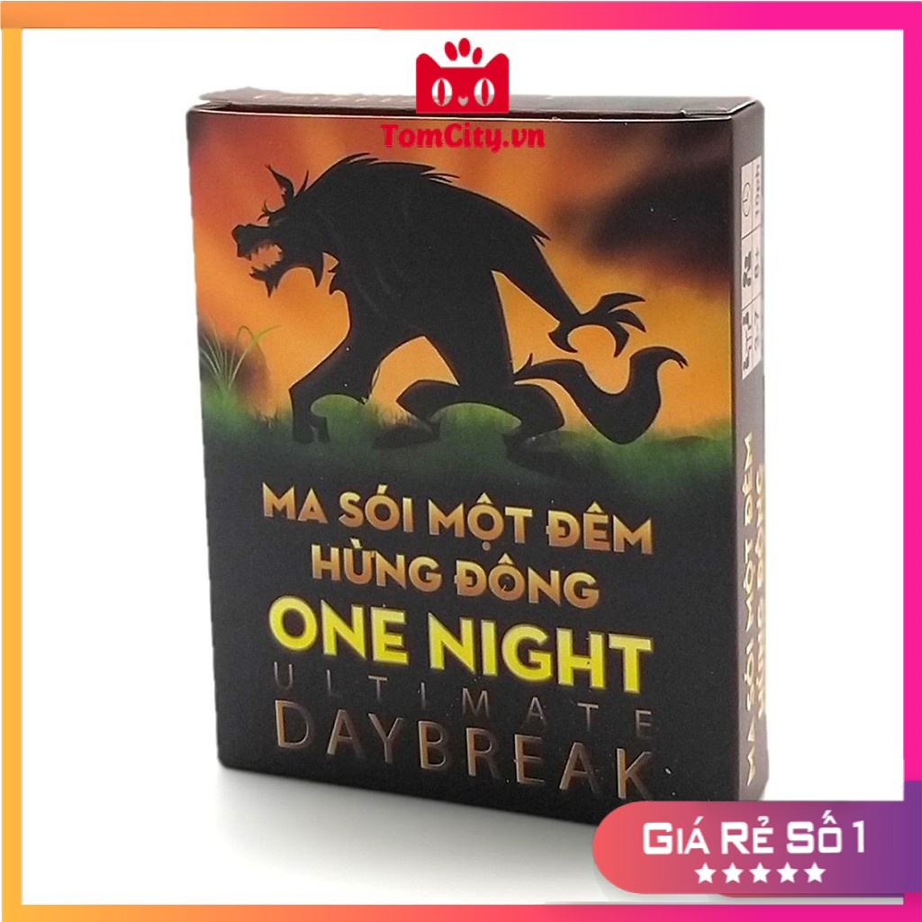 Ma Sói One Night Day Break Việt Hóa- Boardgame Cao Cấp