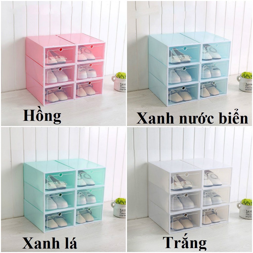 Hộp đựng giày nhựa cao cấp 33x24x13cm