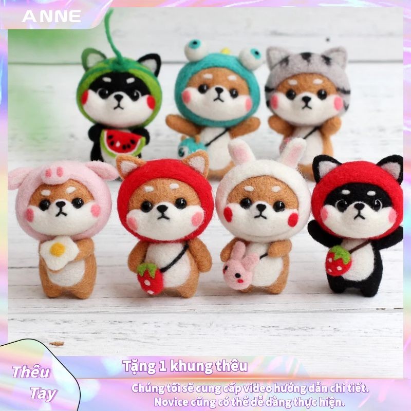 Thú Nhồi Bông Hình Động Vật Đáng Yêu Tự Làm