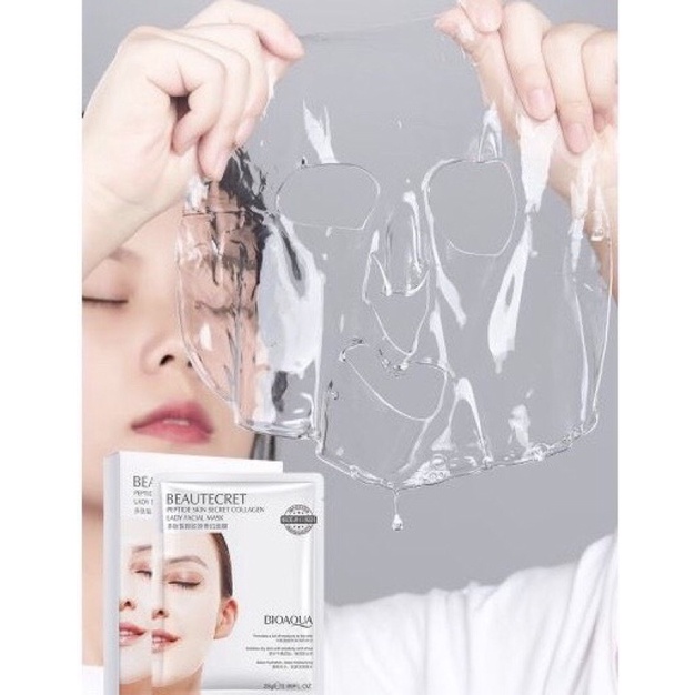 MẶT NẠ THUỶ TINH COLLAGEN THẠCH TRONG SUỐT BIOAQUA | Thế Giới Skin Care