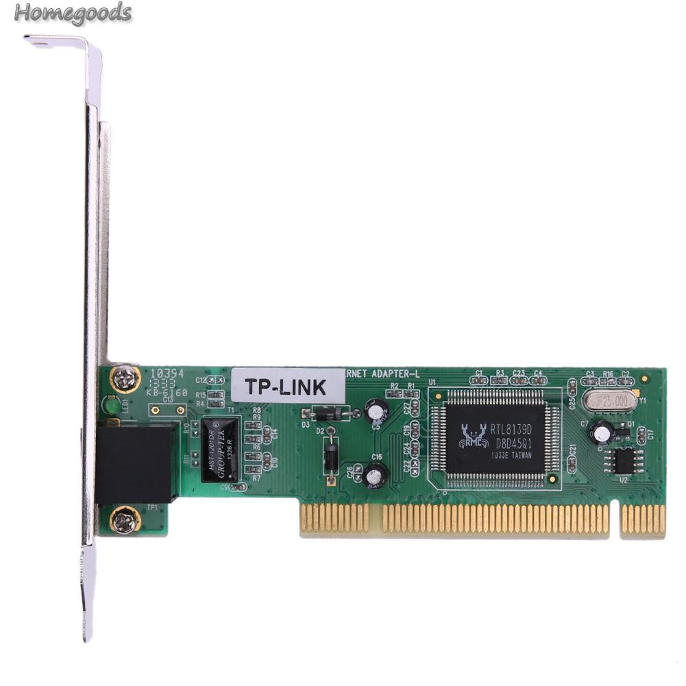 Home-Wireless Wifi PCI Realtek RTL8139D 10/100M 10/100Mbps RJ45 Ithernet Network Lan Adapter Card-Goods
