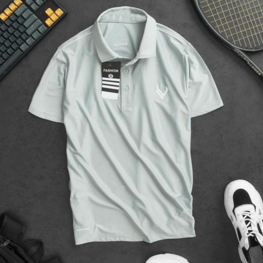 Áo Thể Thao Nam, Áo Thun Lỗ Kim Co Giãn 4 Chiều Có Cổ Hàng Cao Cấp Loại 1 | BigBuy360 - bigbuy360.vn