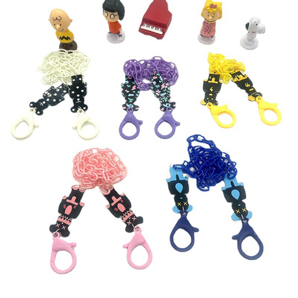 Dây đeo kính chống thất lạc hình gấu dễ thương bằng acrylic 50cm