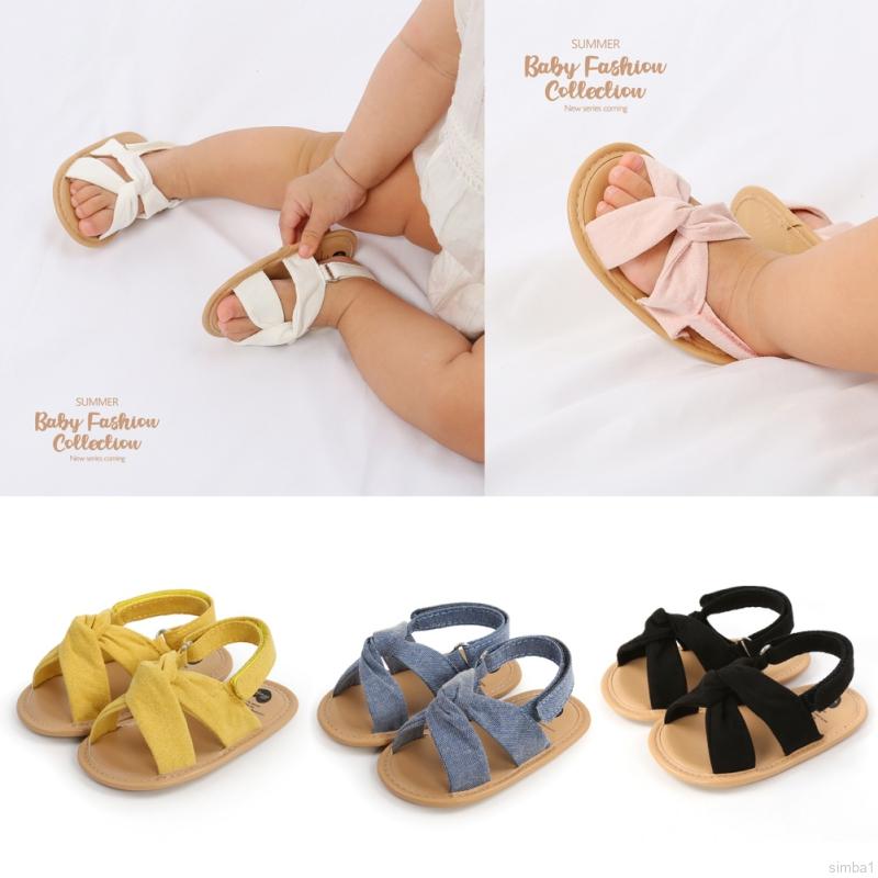 Giày sandal chống trượt + băng đô cho bé gái