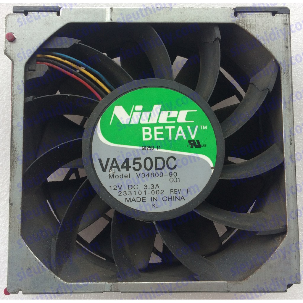 Quạt Fan 12 NIDEC 12.038 DC12V 3.3a VA450 tháo máy thumbnail