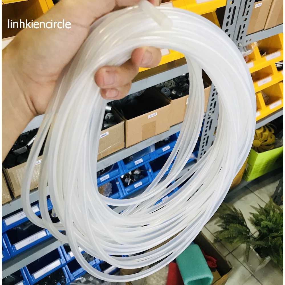 ống silicon chịu nhiệt 200 độ C ống trong 2x4 3x5 3x6 5x7 6x8 10x13mm ống mềm dẻo độ bền cao - mã D0070