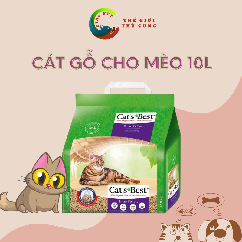 [10L] Cát vệ sinh- Cat's Best Smart Pallets (5kg)