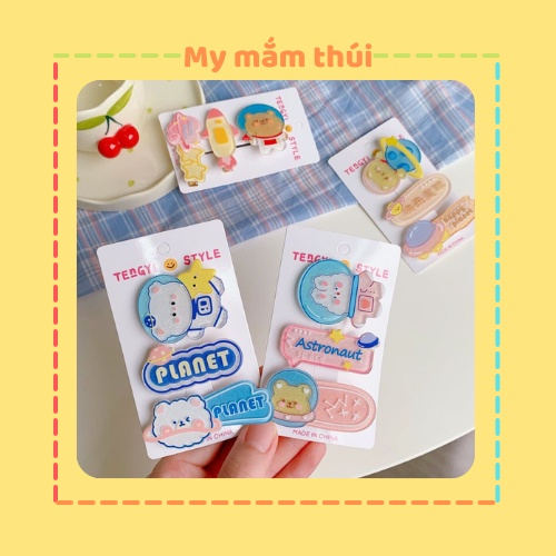 🥥Set 3 kẹp dễ thương🥥