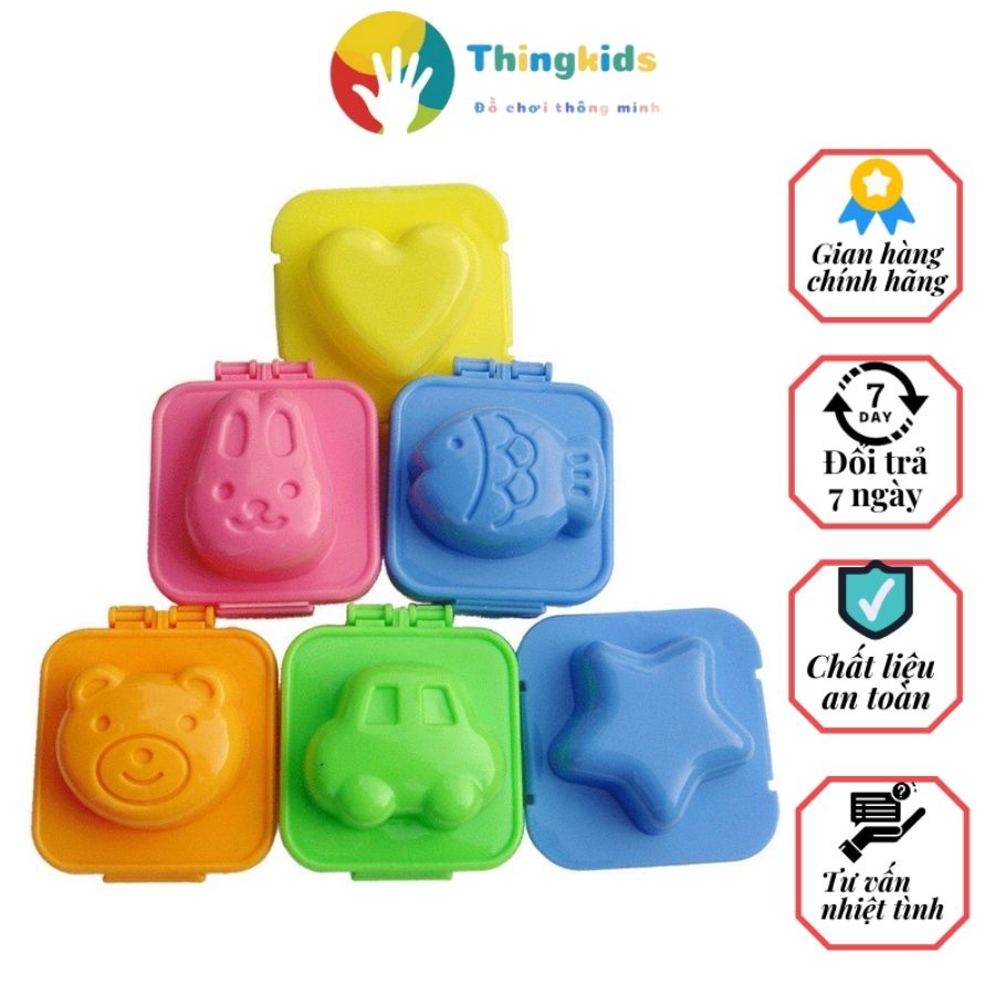 Khuôn cơm ăn dặm cho bé hình thù ngộ nghĩnh - Thingkids