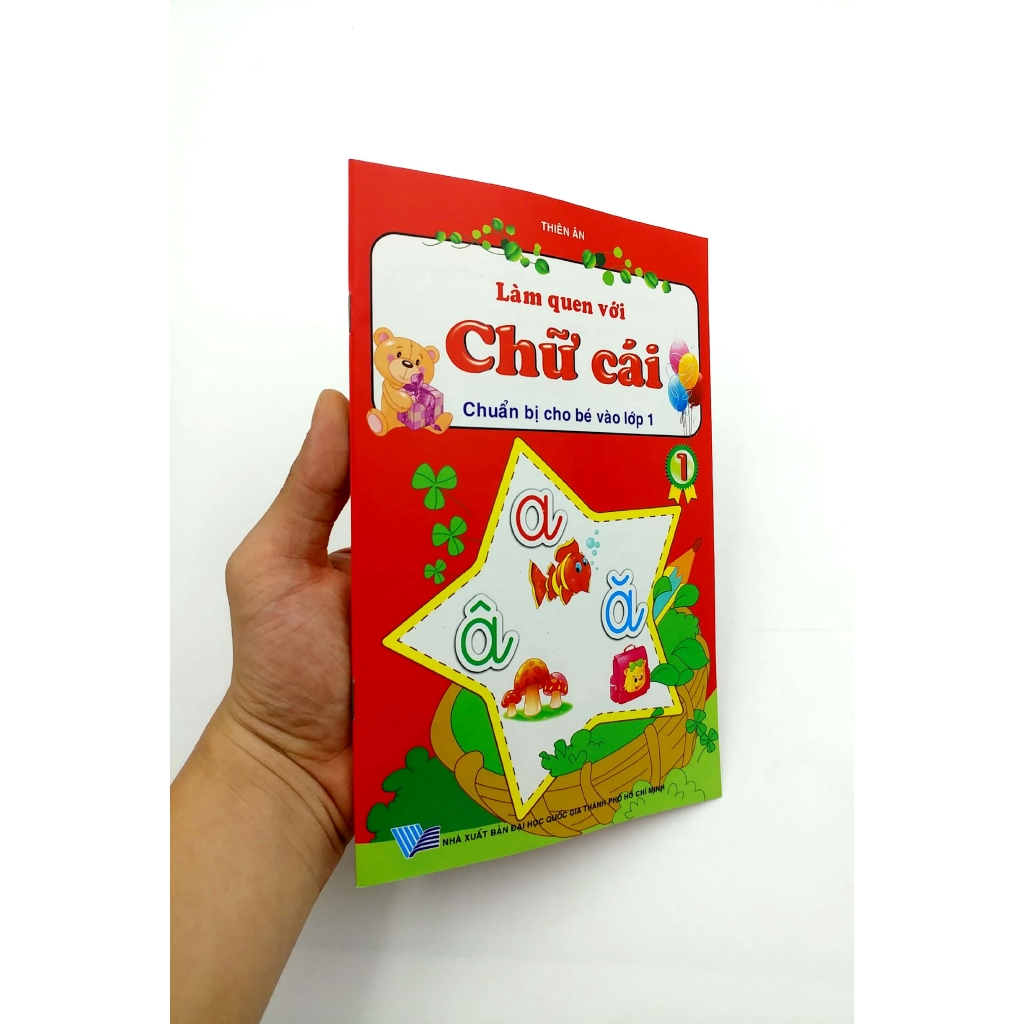 Sách - Chuẩn Bị Cho Bé Vào Lớp 1 - Làm Quen Với Chữ Cái - Tập 1