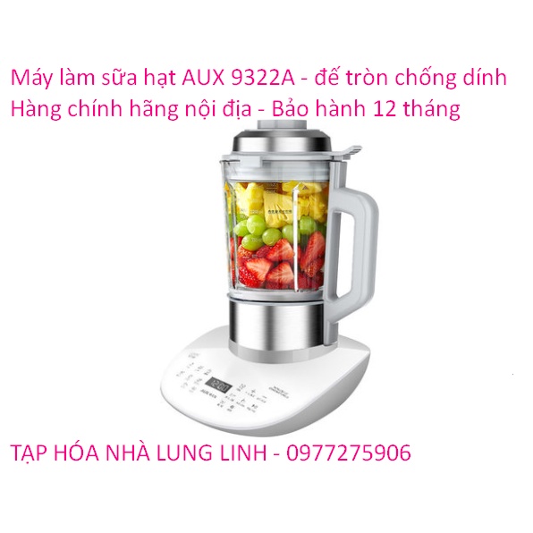 Máy làm sữa hạt AUX đế tròn chống dính