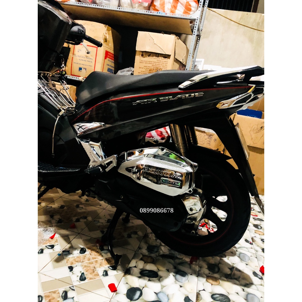 Combo 3 món Ốp Crom Honda Air Blade (AB) 2016, 2017, 2018, 2019 - Phụ kiện Honda Air Blade AB [FreeShip] [Ảnh thật]
